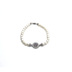 bracciale da donna con perle coltivate