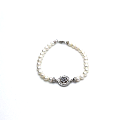 bracciale da donna con perle coltivate