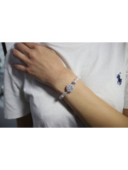 Women's bracelet with cultured pearls