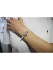 Women's bracelet with cultured pearls