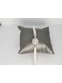 Women's bracelet with cultured pearls