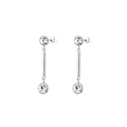 Orecchini Donna Brosway Affinity BFF166 in Acciaio Colore Argento con Cristalli