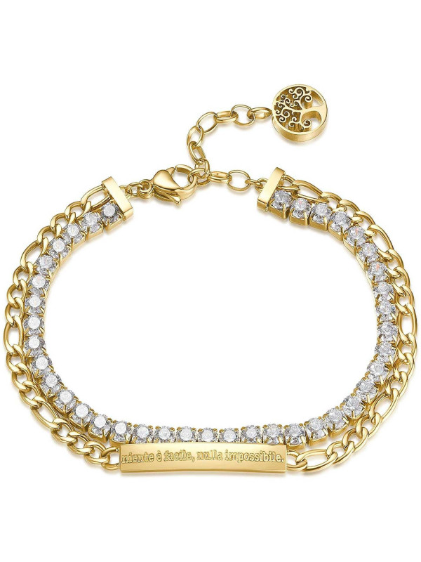 Bracciale Da Donna Tennis Brosway BEI052 PVD Oro