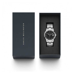 Orologio Meccanico Uomo Daniel Wellington Iconic link DW00100482 in Acciaio Silver