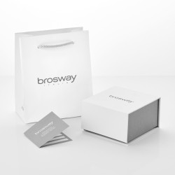 Orecchini Donna Brosway Affinity BFF166 in Acciaio Colore Argento con Cristalli