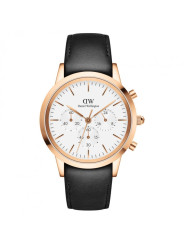 Orologio Cronografo Uomo Daniel Wellington DW00100646 Cinturino Pelle Nero