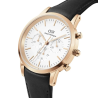 Orologio Cronografo Uomo Daniel Wellington DW00100646 Cinturino Pelle Nero