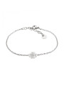 Bracciale Bambino Marlù Time To 18BR053 in Acciaio con Quadrifoglio e Strass