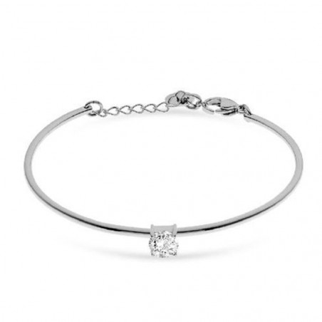 Bracciale Donna Liujo LJ2538 in Acciaio 316l Silver Con Cristallo Bianco Centrale