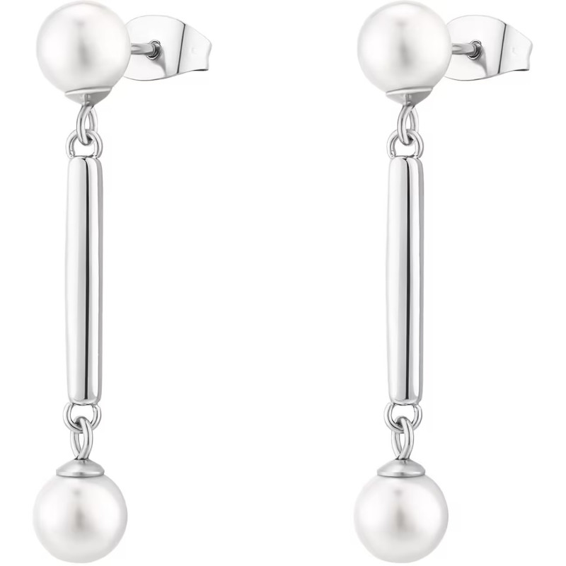 Orecchini Donna Brosway Affinity BFF168 in Acciaio Colore Argento con Perle Orecchini Donna Brosway Affinity BFF168 in Acciaio Colore Argento con Perle