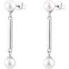 Orecchini Donna Brosway Affinity BFF168 in Acciaio Colore Argento con Perle