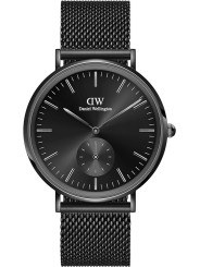 Orologio Solo Tempo Uomo Daniel Wellington DW00100714 Petite in Acciaio Pvd Nero 40mm