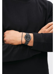Orologio Solo Tempo Uomo Daniel Wellington DW00100714 Petite in Acciaio Pvd Nero 40mm
