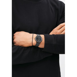Orologio Solo Tempo Uomo Daniel Wellington DW00100714 Petite in Acciaio Pvd Nero 40mm