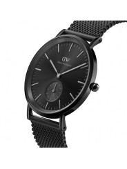 Orologio Solo Tempo Uomo Daniel Wellington DW00100714 Petite in Acciaio Pvd Nero 40mm