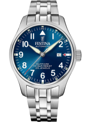 Orologio Uomo Automatico Festina F20151/C in Acciaio Inox Vetro Zaffiro 44mm