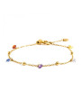 Bracciale Donna Marlù Be Woman 2BR0061G-RGB in Acciaio Oro con Cristalli e Sfere