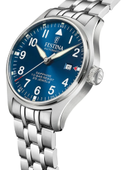 Orologio Uomo Automatico Festina F20151/C in Acciaio Inox Vetro Zaffiro 44mm