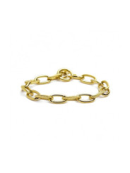Bracciale Donna Marlù Be Woman 2BR0068G Catena a Maglia in Acciaio Oro Giallo