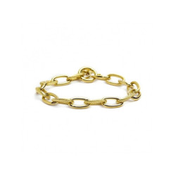 Bracciale Donna Marlù Be Woman 2BR0068G Catena a Maglia in Acciaio Oro Giallo