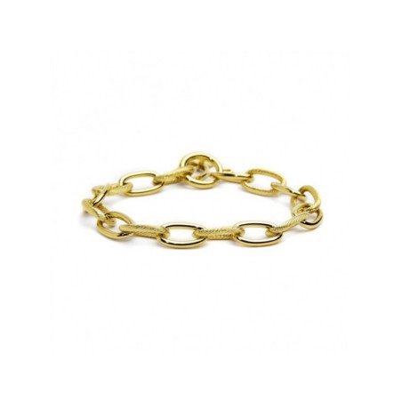 Bracciale Donna Marlù Be Woman 2BR0068G Catena a Maglia in Acciaio Oro Giallo