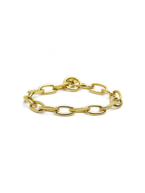 Bracciale Donna Marlù Be Woman 2BR0068G Catena a Maglia in Acciaio Oro Giallo