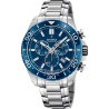 Orologio Cronografo Uomo Festina F20042/2 Swiss Made in Acciaio Silver 44mm