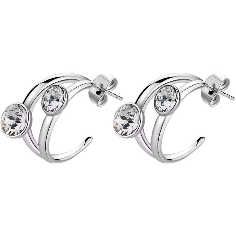 Orecchini Donna Brosway Affinity BFF170 in Acciaio Colore Argento con Cristalli Orecchini Donna Brosway Affinity BFF170 in Acciaio Colore Argento con Cristalli
