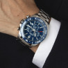 Orologio Cronografo Uomo Festina F20042/2 Swiss Made in Acciaio Silver 44mm