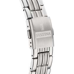 Orologio Solo Tempo Uomo Festina F20005/1 in Acciaio Silver Vetro Zaffiro