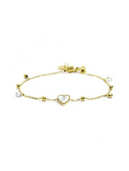Bracciale Donna Marlù Nel Mio Cuore 15BR069G-W Colore Oro Giallo con Cuore