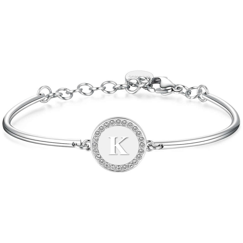 Bracciale Donna Brosway Chakra BHK134 in Acciaio Lettera K Alfabeto Bracciale Donna Brosway Chakra BHK134 in Acciaio Lettera K Alfabeto