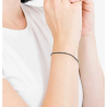 Bracciale Donna Brosway Tennis BEI014 Desideri in Acciaio con Zirconi Neri