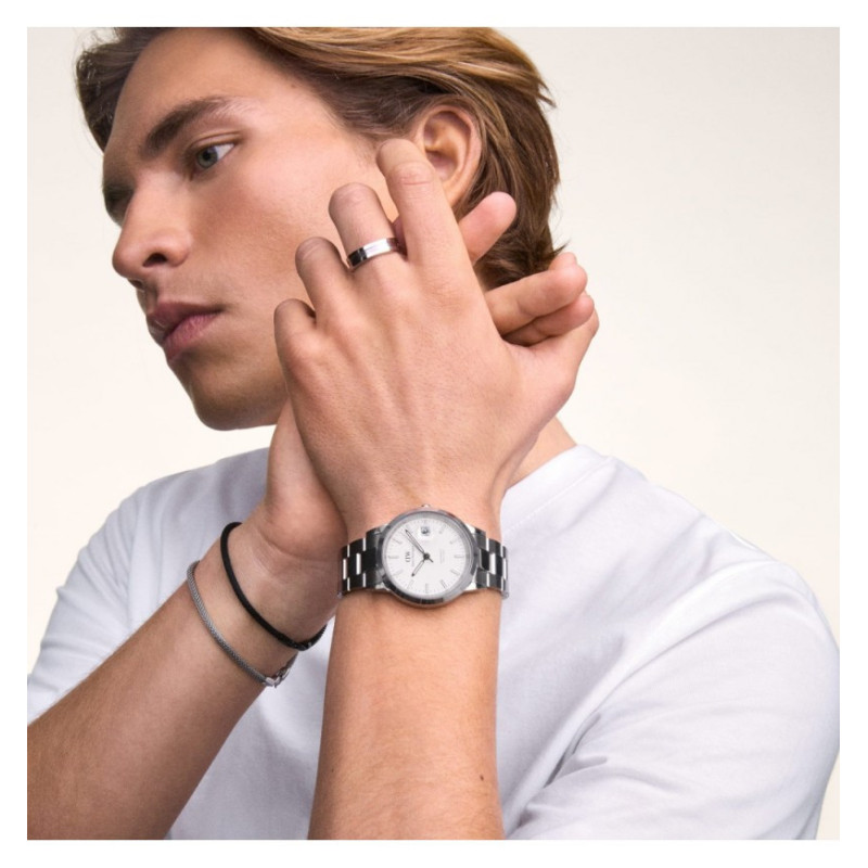 Orologio Daniel Wellington Iconic Link Automatico, Acciaio Silver, DW00100754
