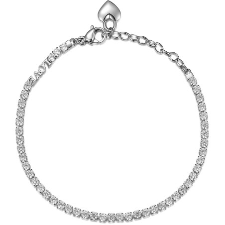 Bracciale Donna Tennis Brosway BEI027 Desideri in Acciaio Silver con Cuore