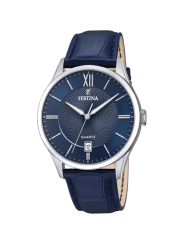 Orologio Uomo Festina F20426/2 in Acciaio e Cinturino Pelle Blu 43mm