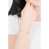 Bracciale Donna Tennis Brosway BEI035 Desideri in Acciaio Silver con Croce