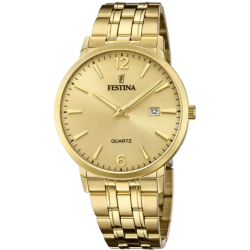 Orologio Uomo Festina Classic F20513/3 in Acciaio Oro 41mm