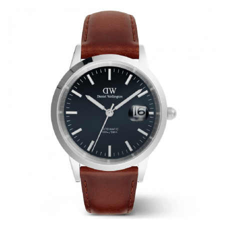 Orologio Uomo Daniel Wellington iconic link automatic DW00100755 Pelle Marrone 40mm