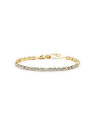 Bracciale Donna Maralù Tennis 31BR0007G-W Sparkles Colorful in Acciaio Pvd Oro