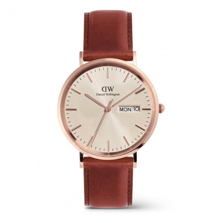 Orololgio Unisex Daniel Wellington DW00100829 Classic day display Cinturino Pelle Marrone