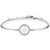 Bracciale Rigido da Donna Brosway Chakra BHK142 Lettera S con Cristalli