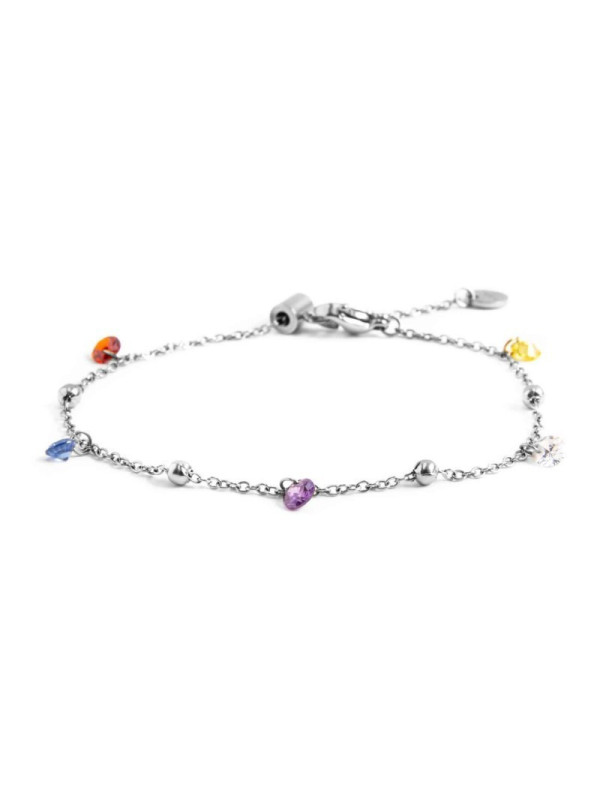 Bracciale Donna Marlù 2BR0061-RGB Con Cristalli Colorati e Sfere