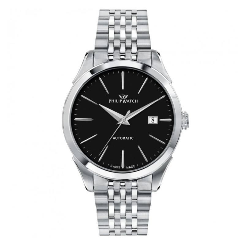 Orologio Uomo Automatico Philip Watch Roma R8223217008 Acciaio Silver Orologio Uomo Automatico Philip Watch Roma R8223217008 Acciaio Silver