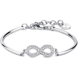 Bracciale Donna Brosway Chakra BHK68 in Acciaio Simbolo Infinito con