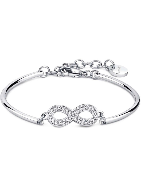 Bracciale Donna Brosway Chakra BHK68 in Acciaio Simbolo Infinito con
