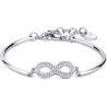 Bracciale Donna Brosway Chakra BHK68 in Acciaio Simbolo Infinito con Cristalli
