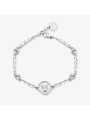 Bracciale Donna Brosway Chakra BHKB121 in Acciaio Silver con Gufo Intelligenza