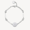 Bracciale Donna Brosway Chakra BHKB121 in Acciaio Silver con Gufo Intelligenza