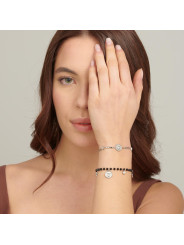 Bracciale Donna Brosway Chakra BHKB121 in Acciaio Silver con Gufo Intelligenza